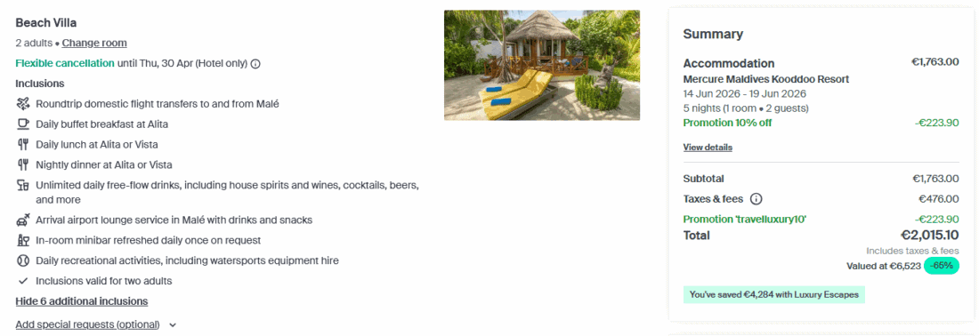 Luxury Escapes Handpicked Escapes at the Best Prices on Earth Mercure Koodoo