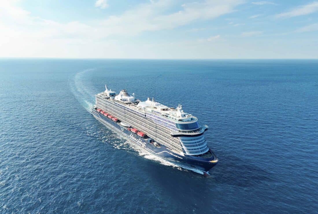 Schiffsmotiv, Mein Schiff Relax, Drohnenaufnahme