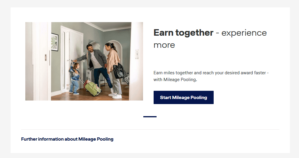 Miles More Mileage Pooling