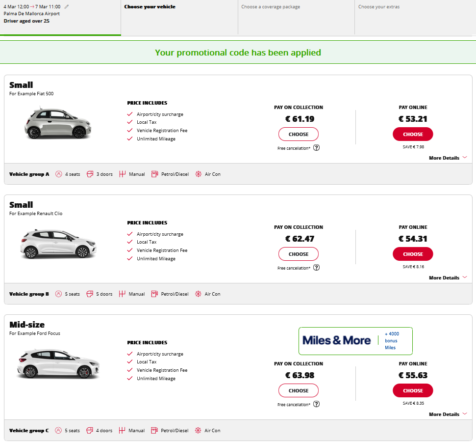 MilesMore Avis January 2026 Example