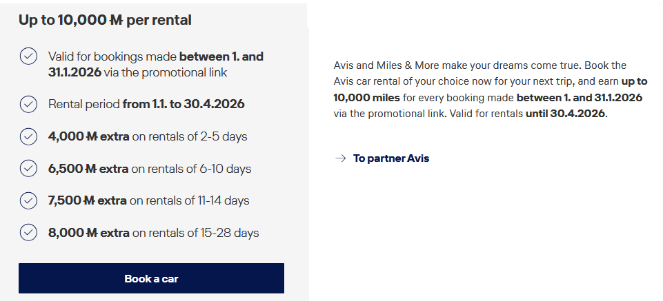 MilesMore Avis January 2026