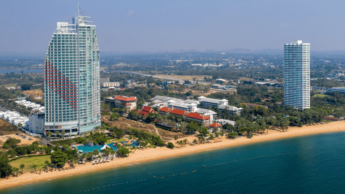 Movenpick Beach Jom Tien Outside View
