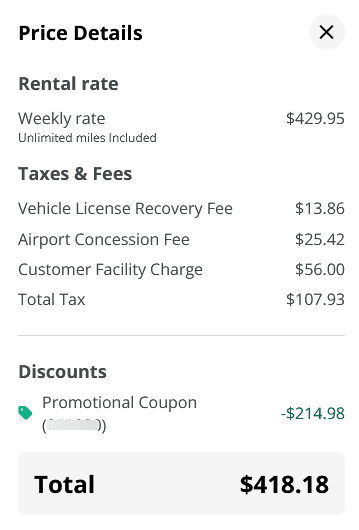 ORD MIA Hertz Promo Code II