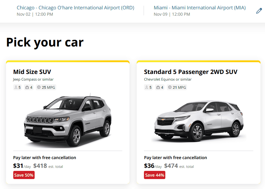 ORD MIA Hertz Promo Code