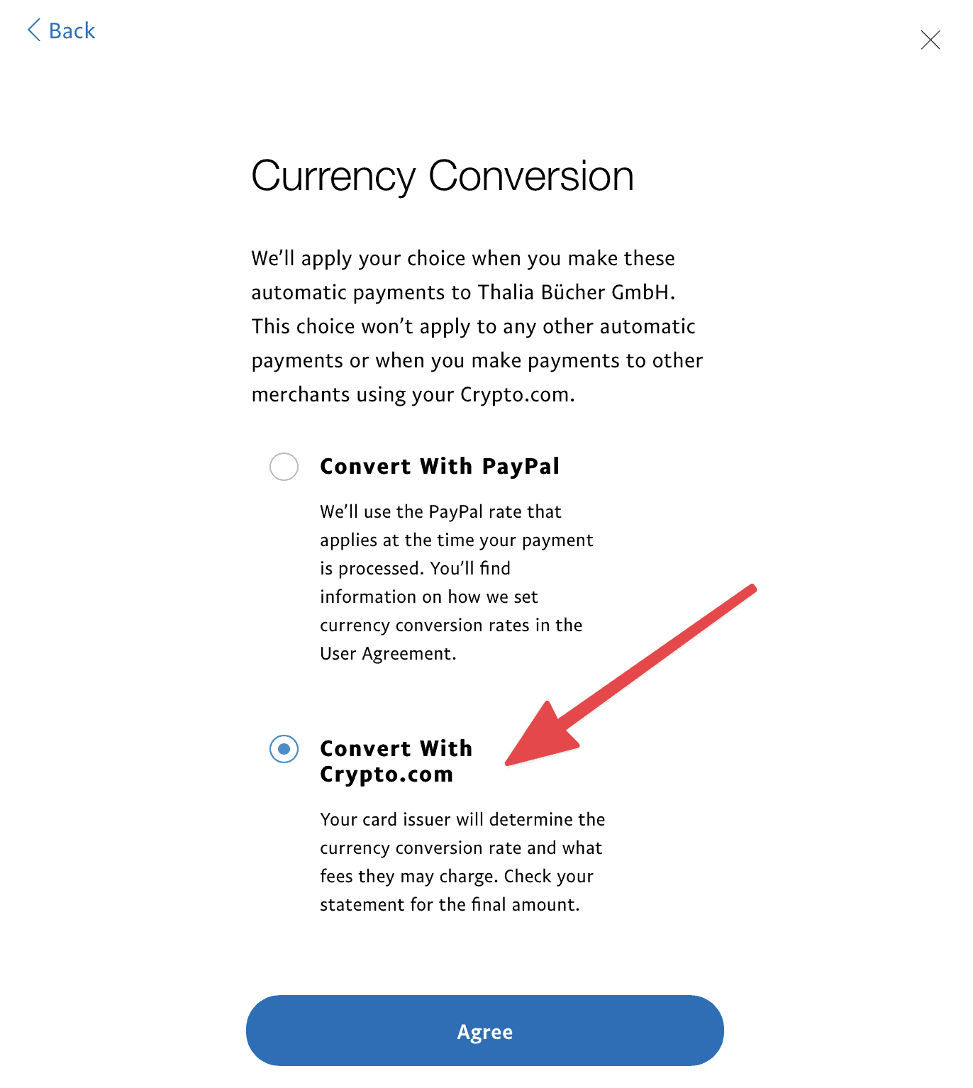 PayPal Automatic Payments Step 5
