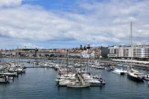 Ponta Delgada sailboats