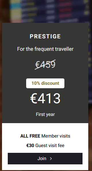 Priority Pass Promo 2025 Prestige