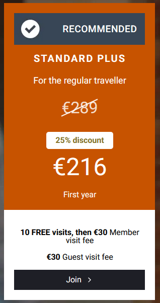 Priority Pass Promo 2025 Standard Plus