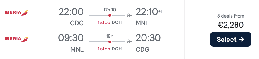 QR IB CDG MNL C 2025