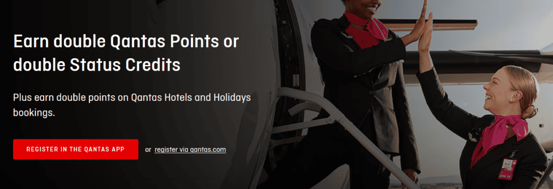 Qantas Double Points Promo