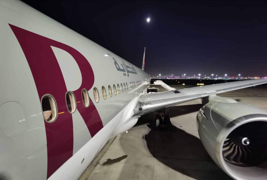 Qatar Airways Flugzeug Aussenansicht