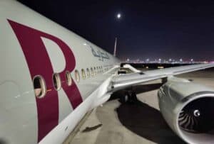 Qatar Airways Flugzeug Aussenansicht