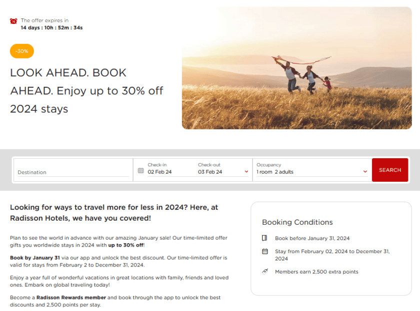 Radisson Sale Up to 30 Discount on NonRefundable Rates in Europe