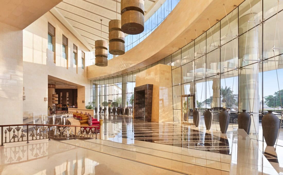 Raffles Dubai lobby