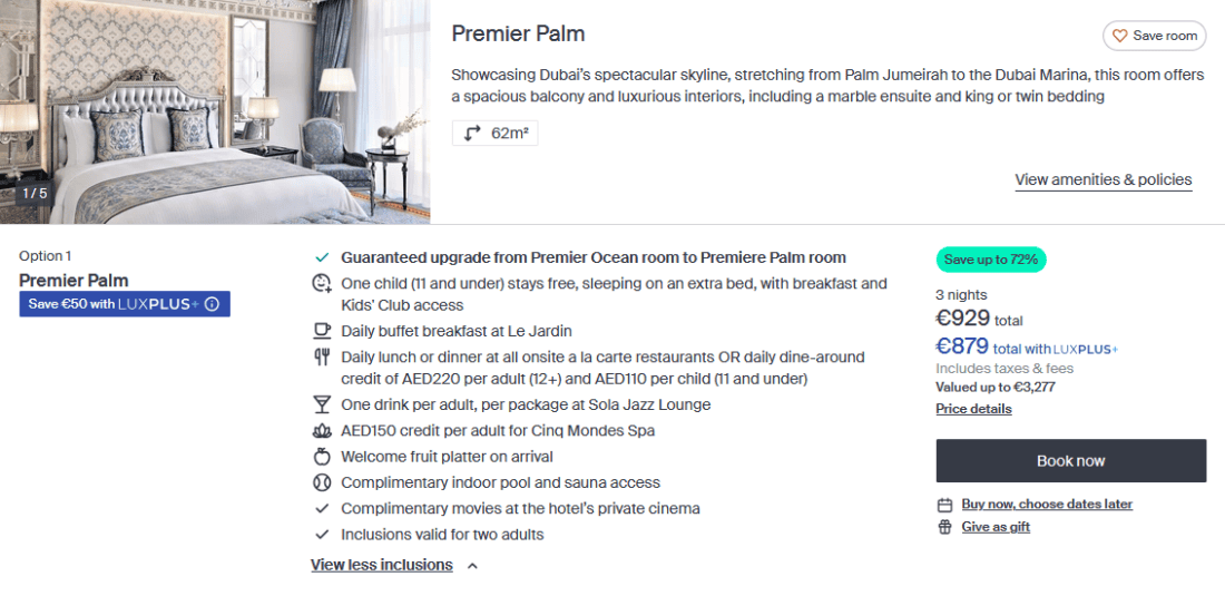 Raffles The Palm Dubai (Dubai) Today's 2025 26 Deal Luxury Escapes