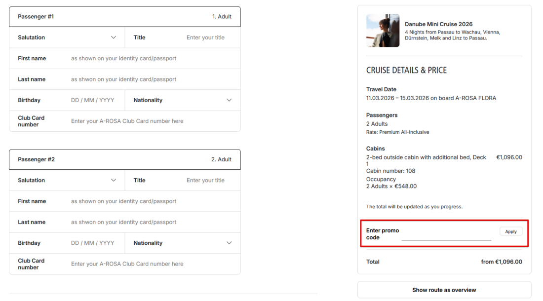 Redeem A Rosa Promo Code I
