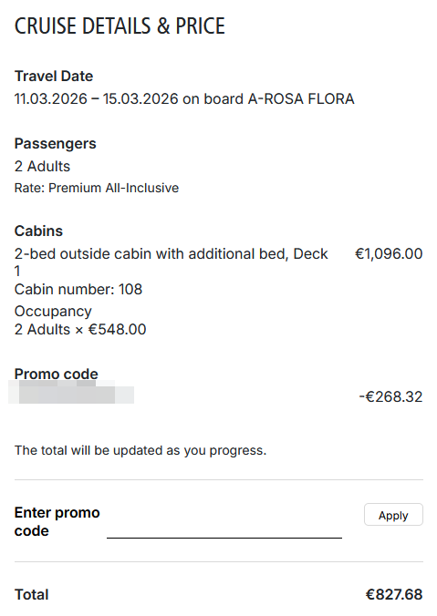 Redeem A Rosa Promo Code II