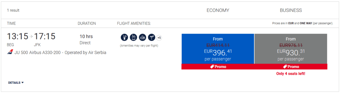 Redeem Air Serbia Coupon Code II