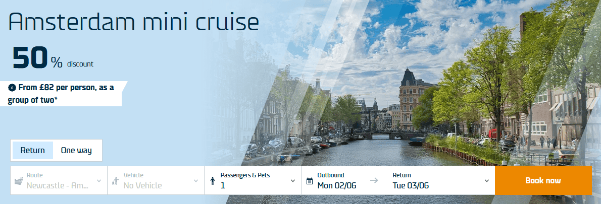 Redeem DFDS Coupon I