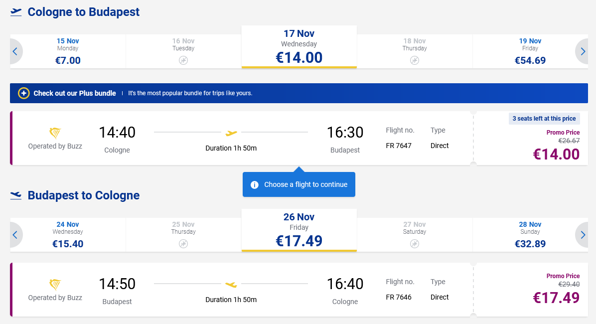 Ryanair Promo Code 30 Discount on New Routes in November & December