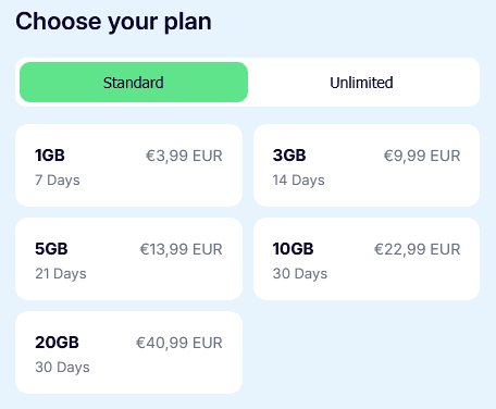Roamic Packages