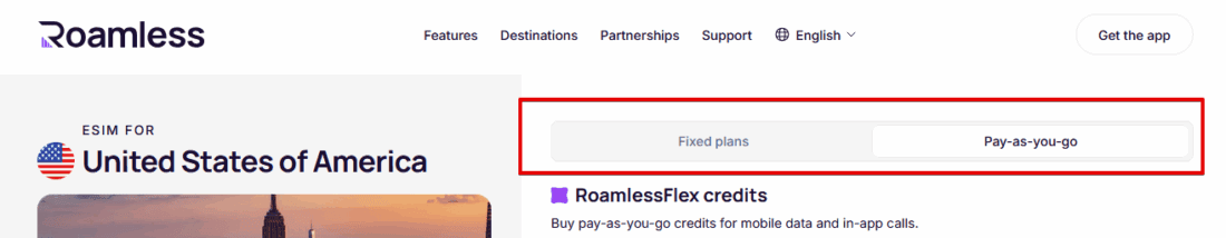 Roamless toggle fareb