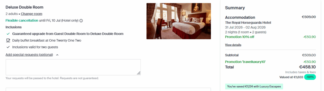 Royal Horseguards London Luxury Escapes
