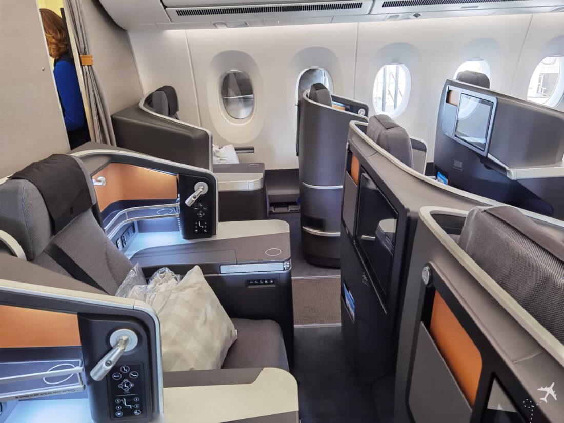 SAS Business Class LAX CPH Sitze Mitte