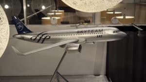 SAS SkyTeam model plane