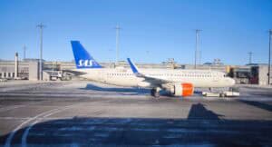 SAS short haul plane