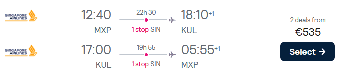 SQ MXP KUL 535
