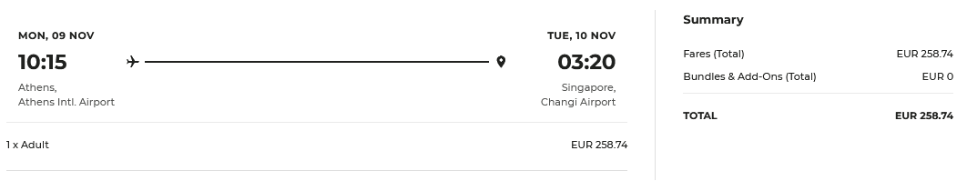 Scoot ATH SIN 258 ow