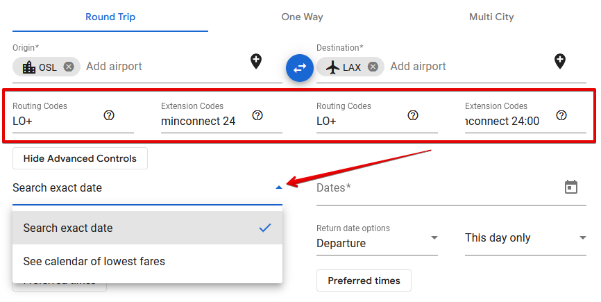Search LO OSL WAW LAX Flights