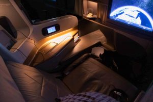 Singapore Airlines A350 Business Class Seat Lighting
