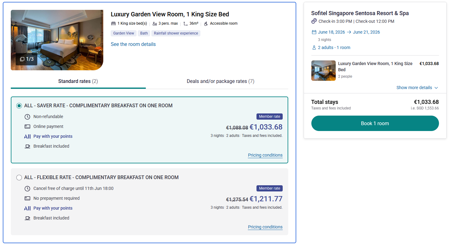 Sofitel Singapore Sentosa Resort and Spa · ALL