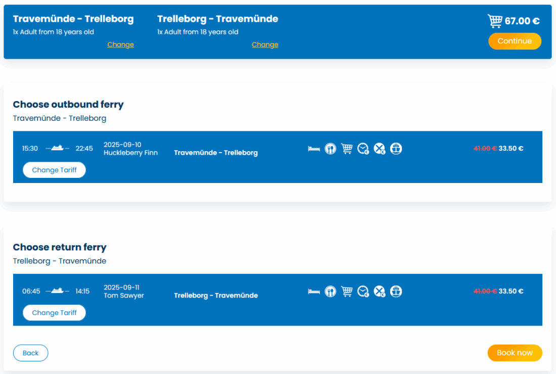 TT Line Discount 25