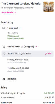 The Clermont London, Victoria Super.com Hotel Deals