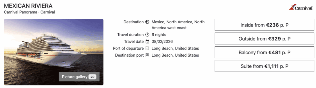 Travel Dealz Panorama February