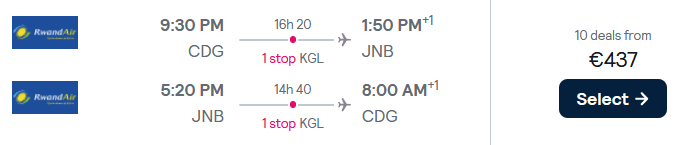 WB CDG JNB 437