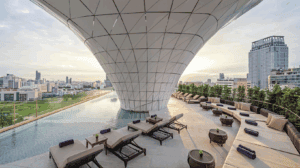 Waldorf Astoria Bangkok Rooftop Pool
