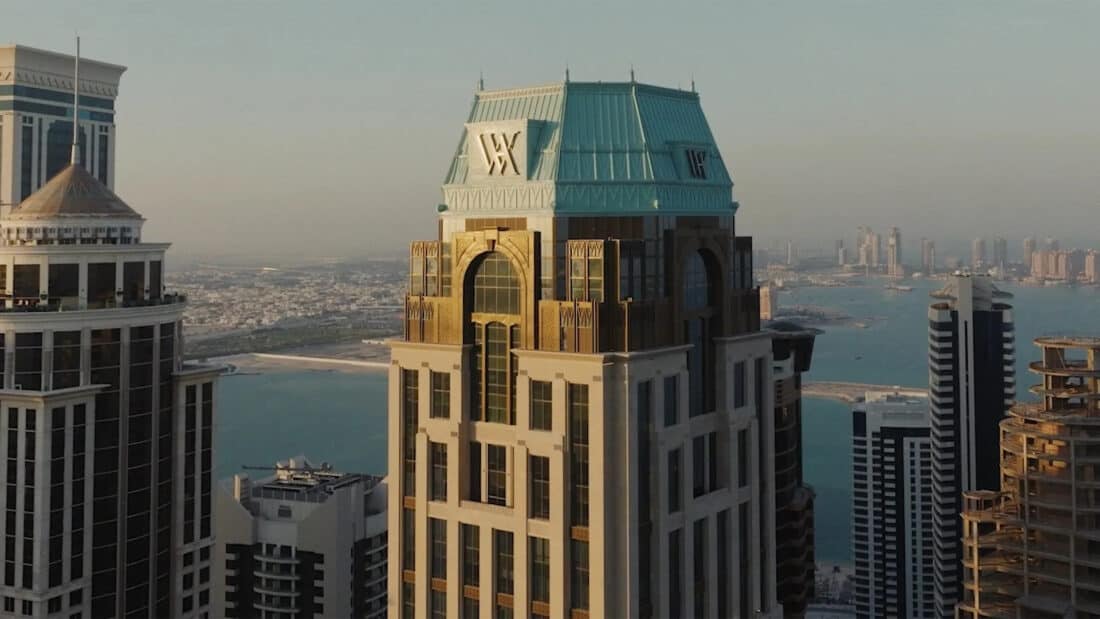 Waldorf Astoria Doha West Bay Drone pic day