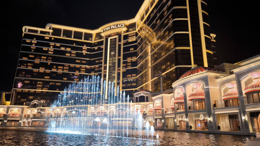 Wynn Palace Fountain Macau