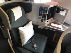 cathay pacific business seat