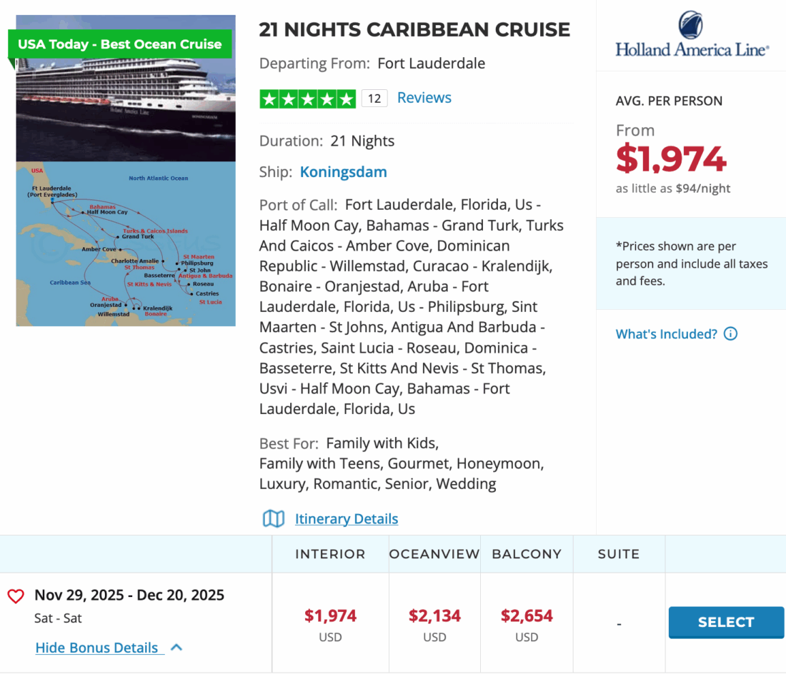 cruise direct 1974