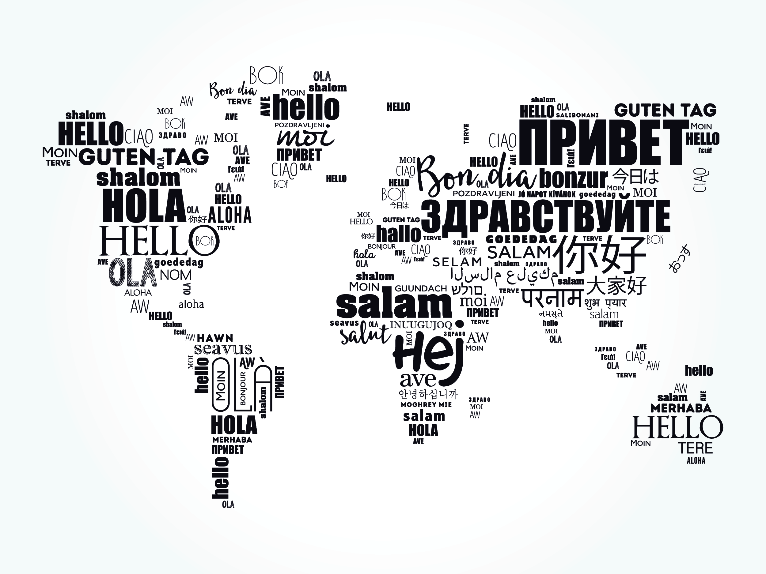 Алло привет салам пали. Приветствие на разных языках. Hello на разных языках. Разные слова на разных языках.