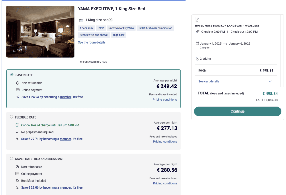 le bangkok hotel