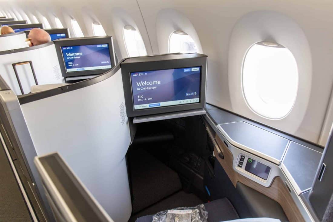 British Airways Club Suite Cabin Window