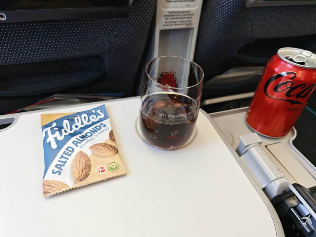 Post-takeoff beverage service
