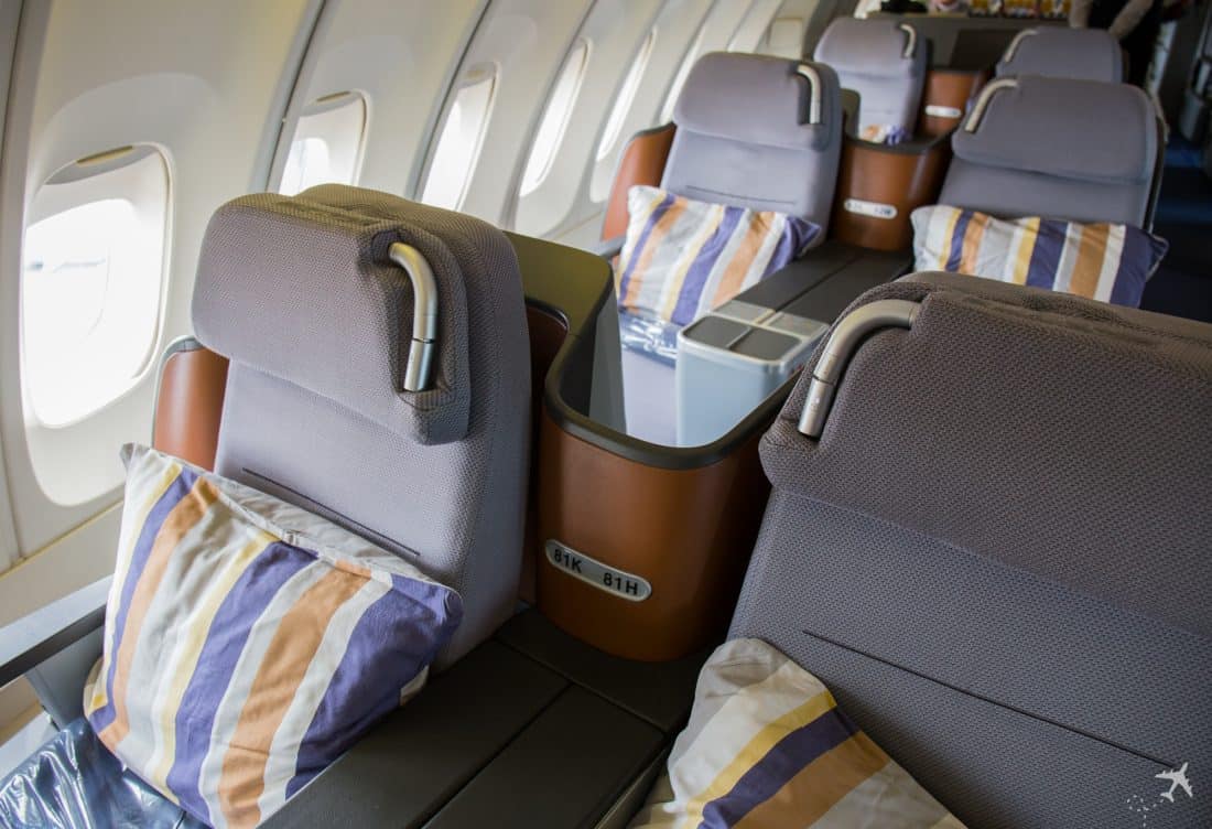 Lufthansa Business Class Sitze