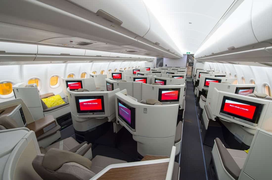 TAP Business Class Kabine Airbus A330 Neo